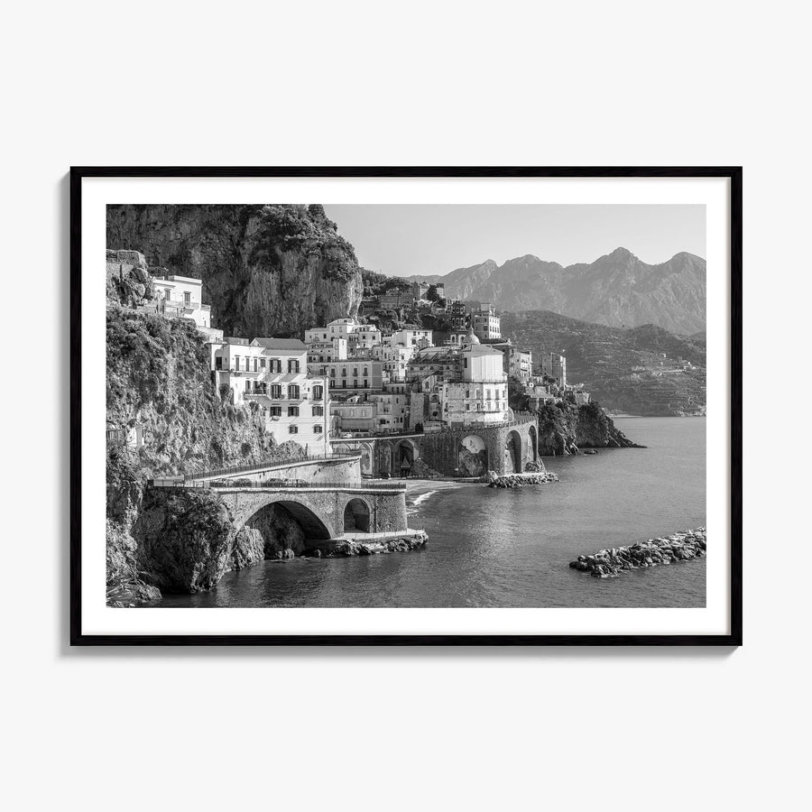 Sorrento, Italy Photo Poster, framed poster mockup, white border