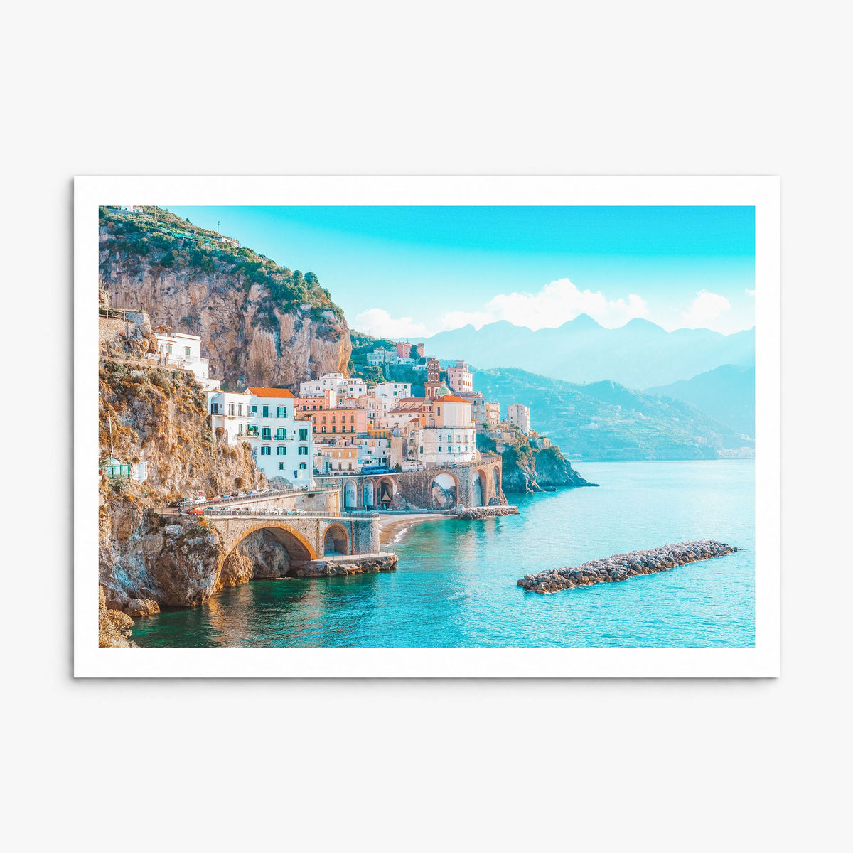 Sorrento, Italy Photo Poster, print only (unframed), white border