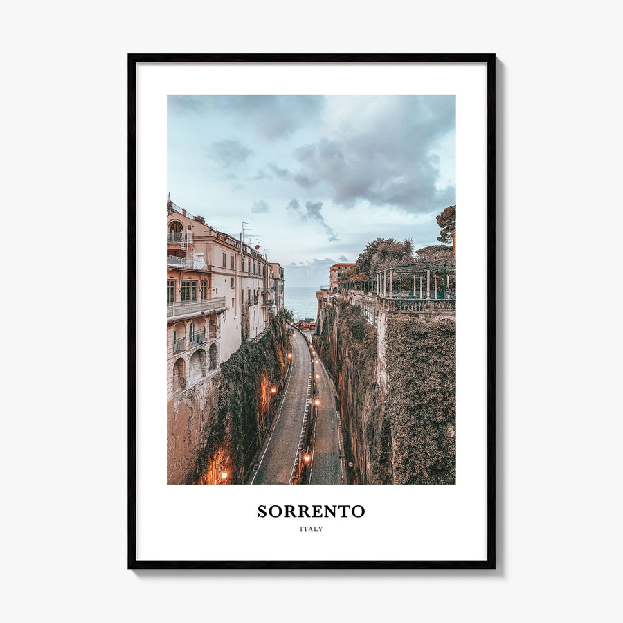 Sorrento, Italy Classic Poster, framed poster mockup