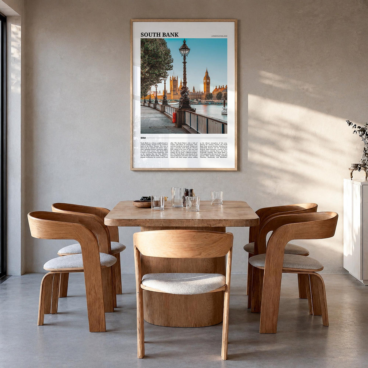 South Bank Travel Poster