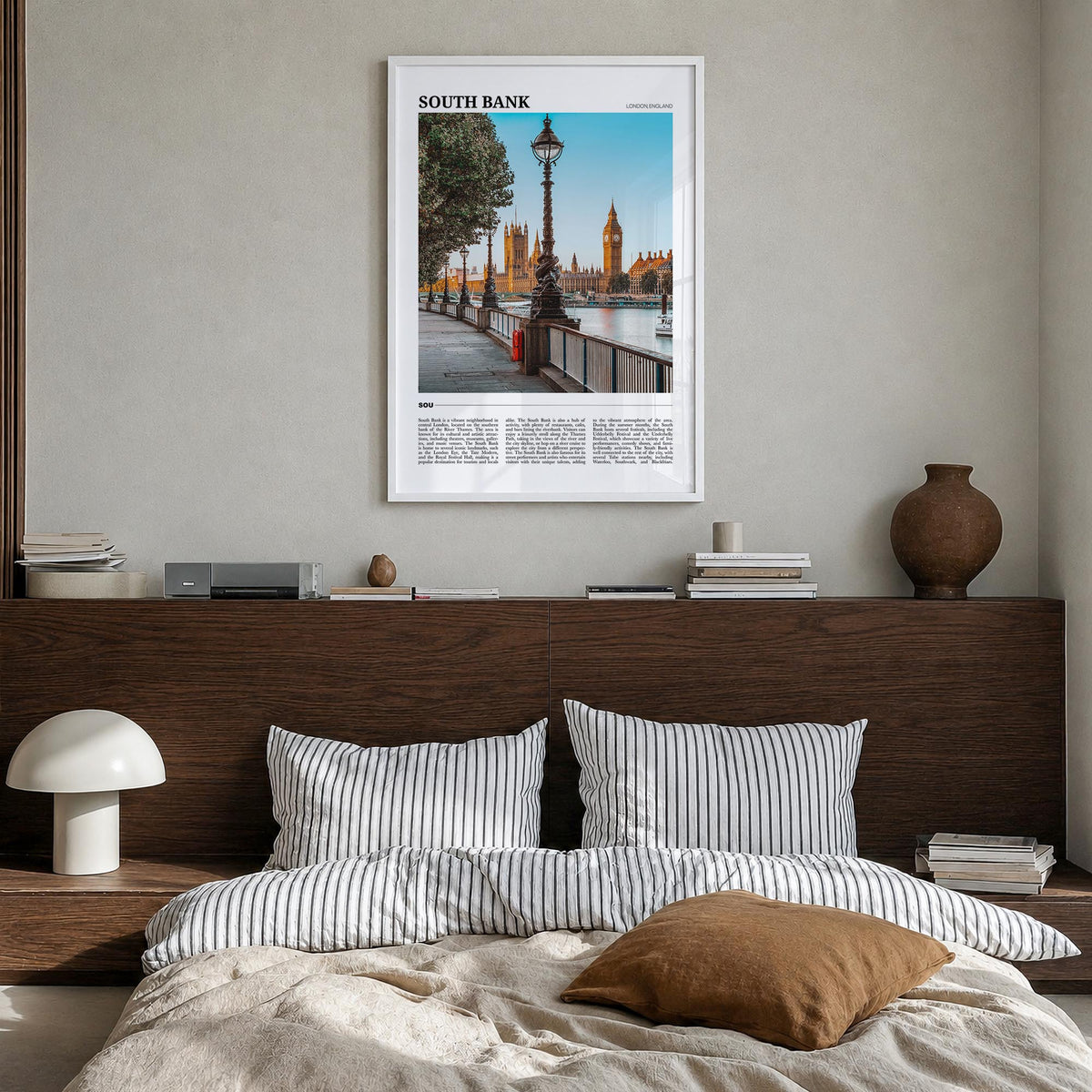South Bank Travel Poster