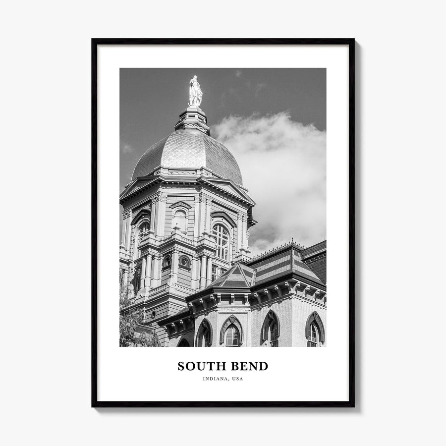 South Bend Classic Poster, framed poster mockup