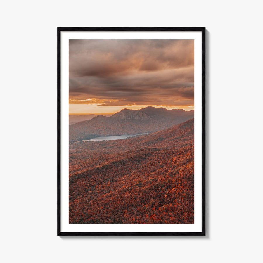 South Carolina no. 3 colorful photo poster of United States – vertical wall art, unframed print shown in interior mockup