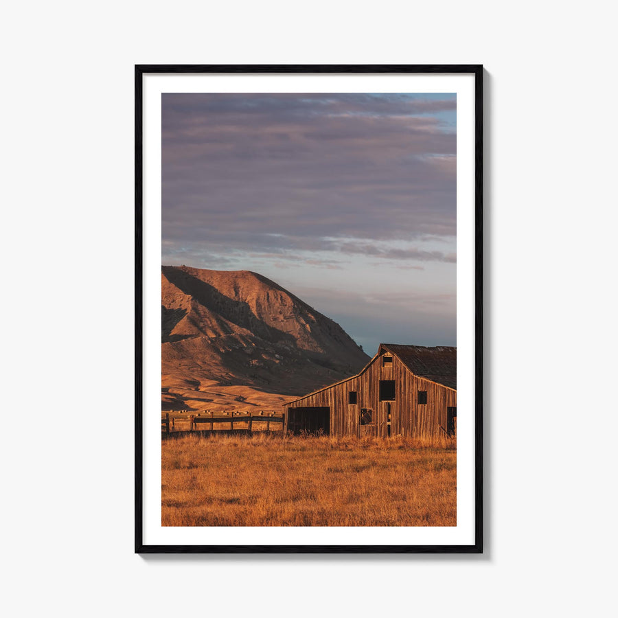 South Dakota colorful photo poster of United States – vertical wall art, unframed print shown in interior mockup