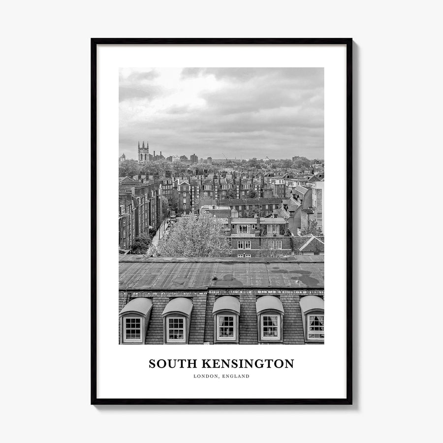 South Kensington Classic Poster, framed poster mockup