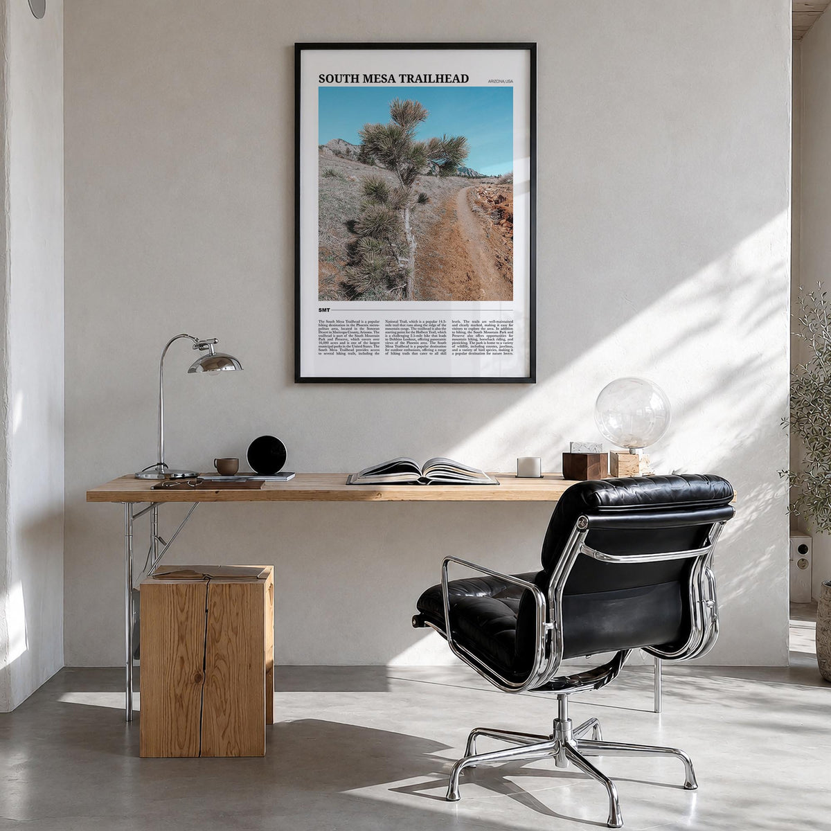 South Mesa Trailhead Travel Poster