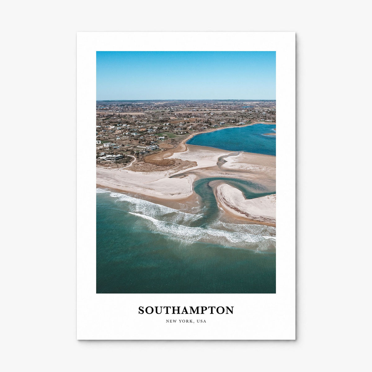 Southampton, New York Classic Poster, print only (unframed)