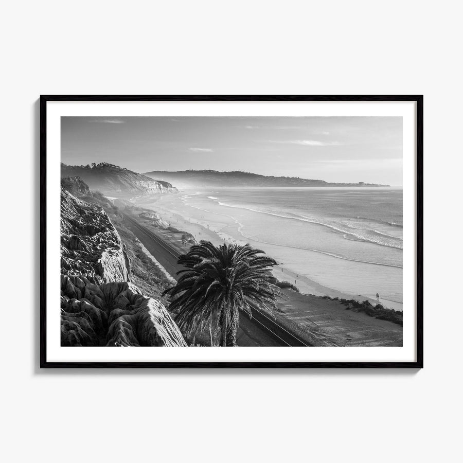 Southern California Photo Poster, framed poster mockup, white border