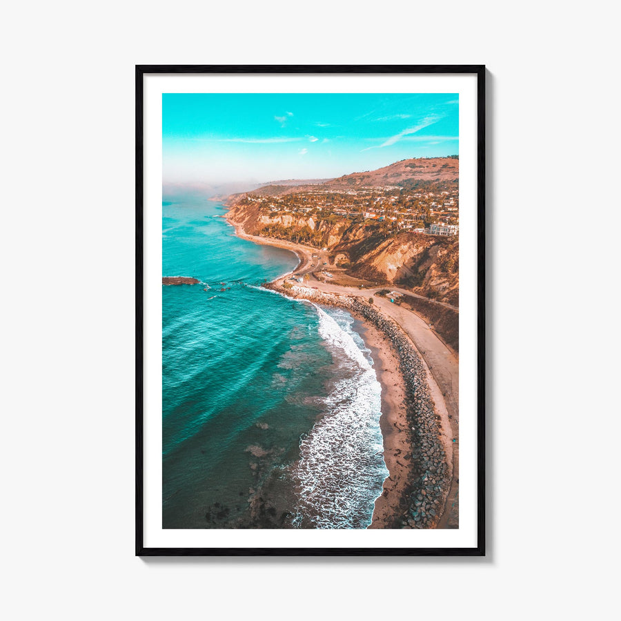 Southern California no. 2 colorful photo poster of California, USA – vertical wall art, unframed print shown in interior mock