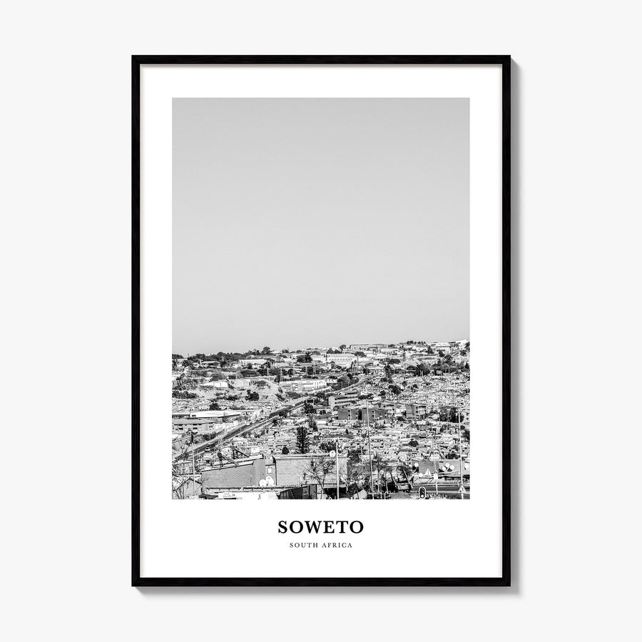 Soweto Classic Poster, framed poster mockup