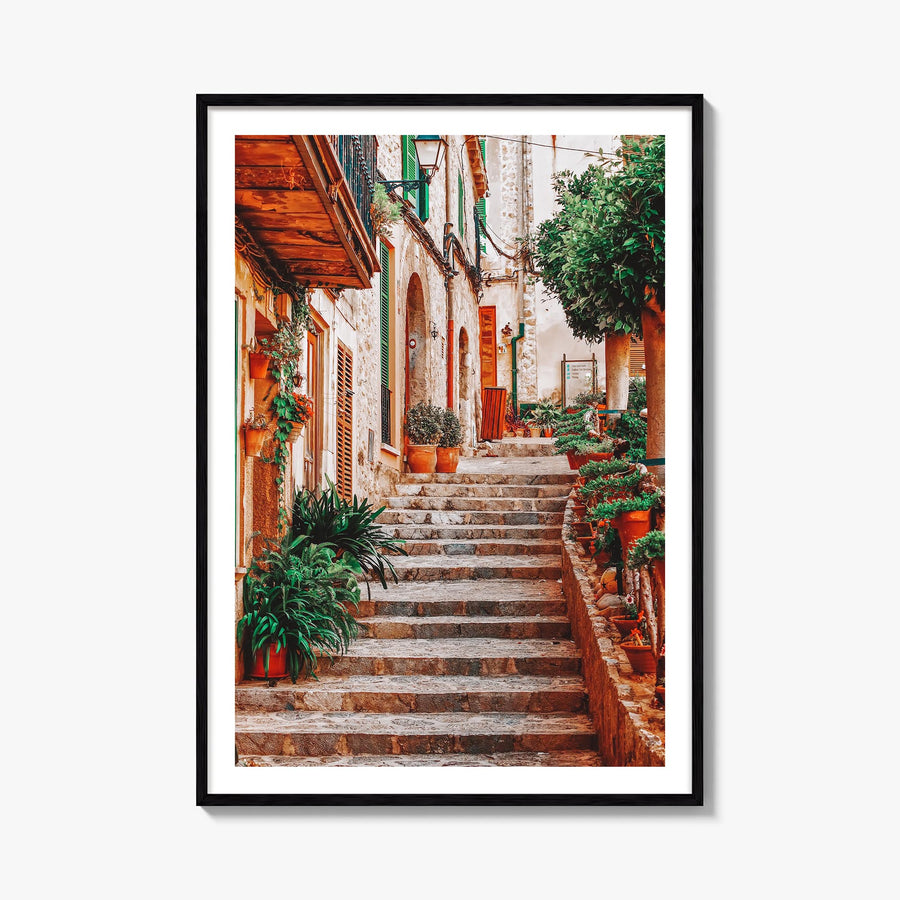 Spain no. 1 colorful photo poster of Europe – vertical wall art, unframed print shown in interior mockup