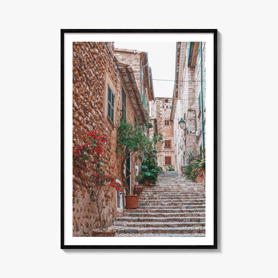 Spain no. 2 colorful photo poster of Europe – vertical wall art, unframed print shown in interior mockup