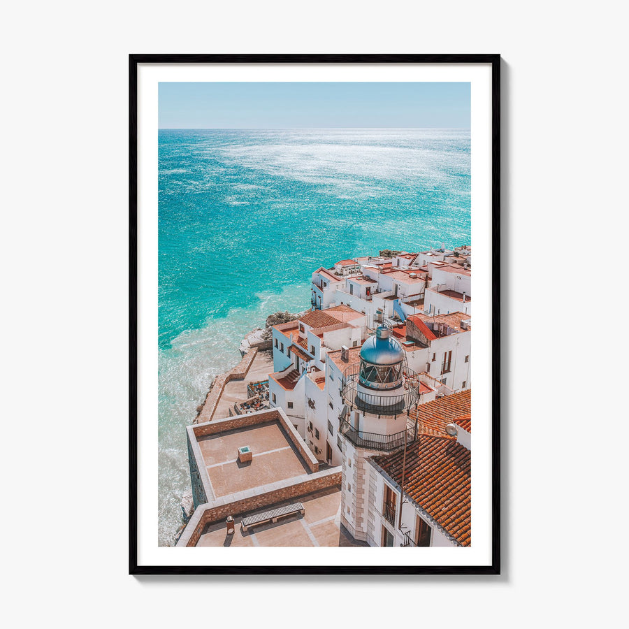 Spain Photo No 1 Poster, framed poster mockup, white border
