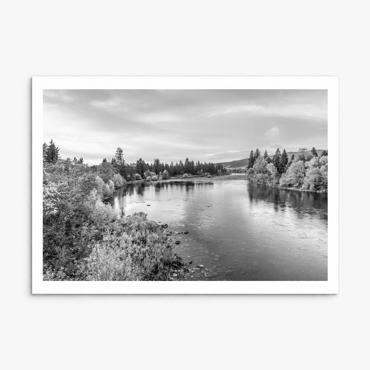 Spokane Photo Poster, print only (unframed), white border