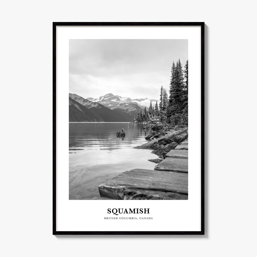 Squamish Classic Poster, framed poster mockup