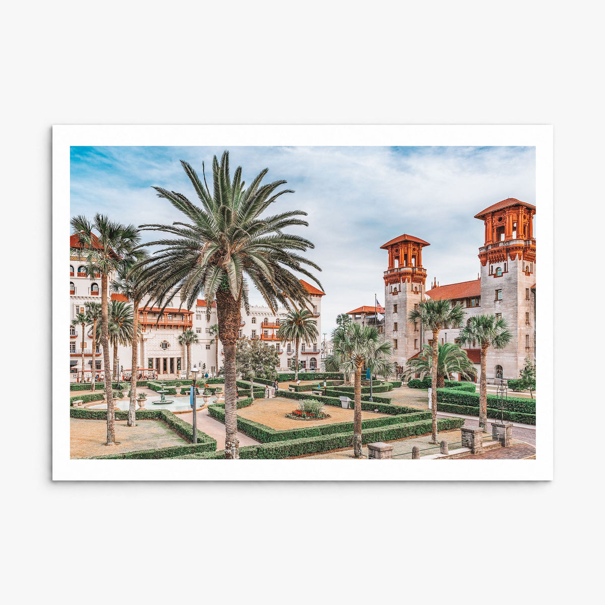 St. Augustine Photo Poster, print only (unframed), white border