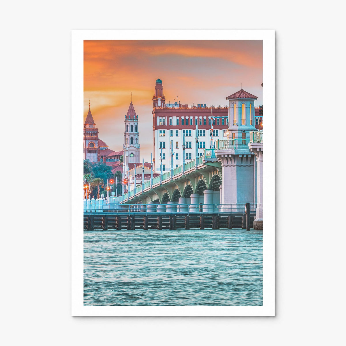 St. Augustine Photo No 1 Poster, print only (unframed), white border