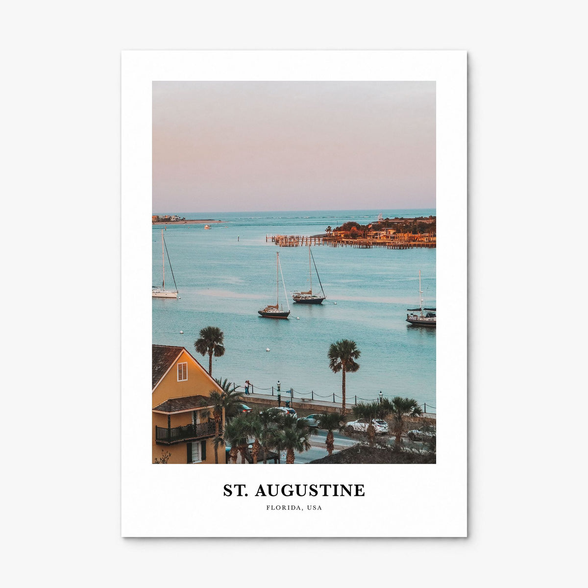 St. Augustine Classic Poster, print only (unframed)