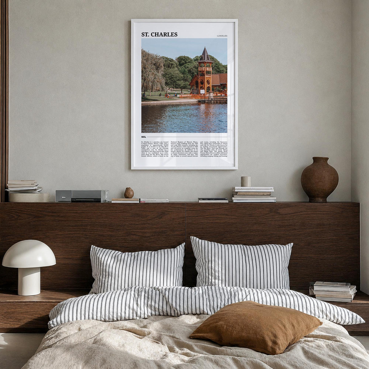 St. Charles, Illinois Travel Poster