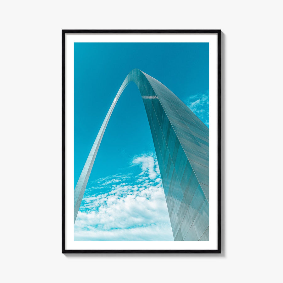 St. Louis no. 3 colorful photo poster of Missouri, USA – vertical wall art, unframed print shown in interior mockup