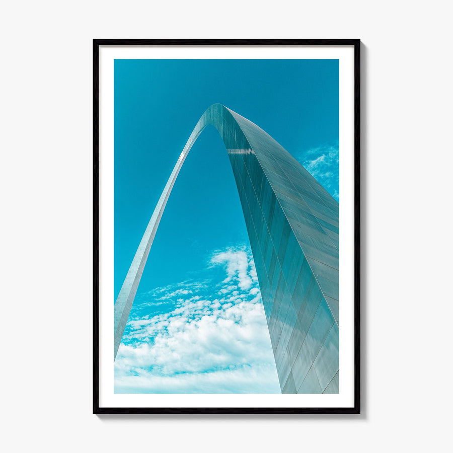 St. Louis Photo No 3 Poster, framed poster mockup, white border