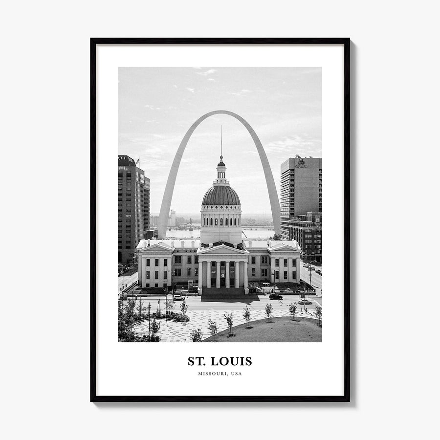 St. Louis Classic No 1 Poster, framed poster mockup