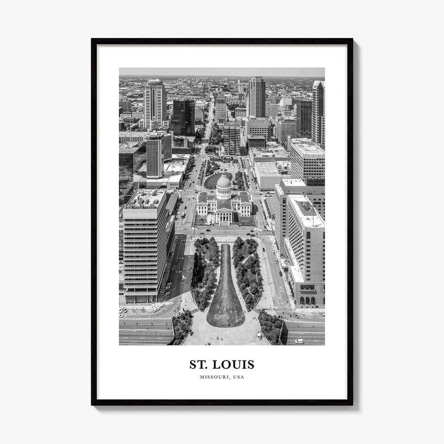St. Louis Classic No 2 Poster, framed poster mockup