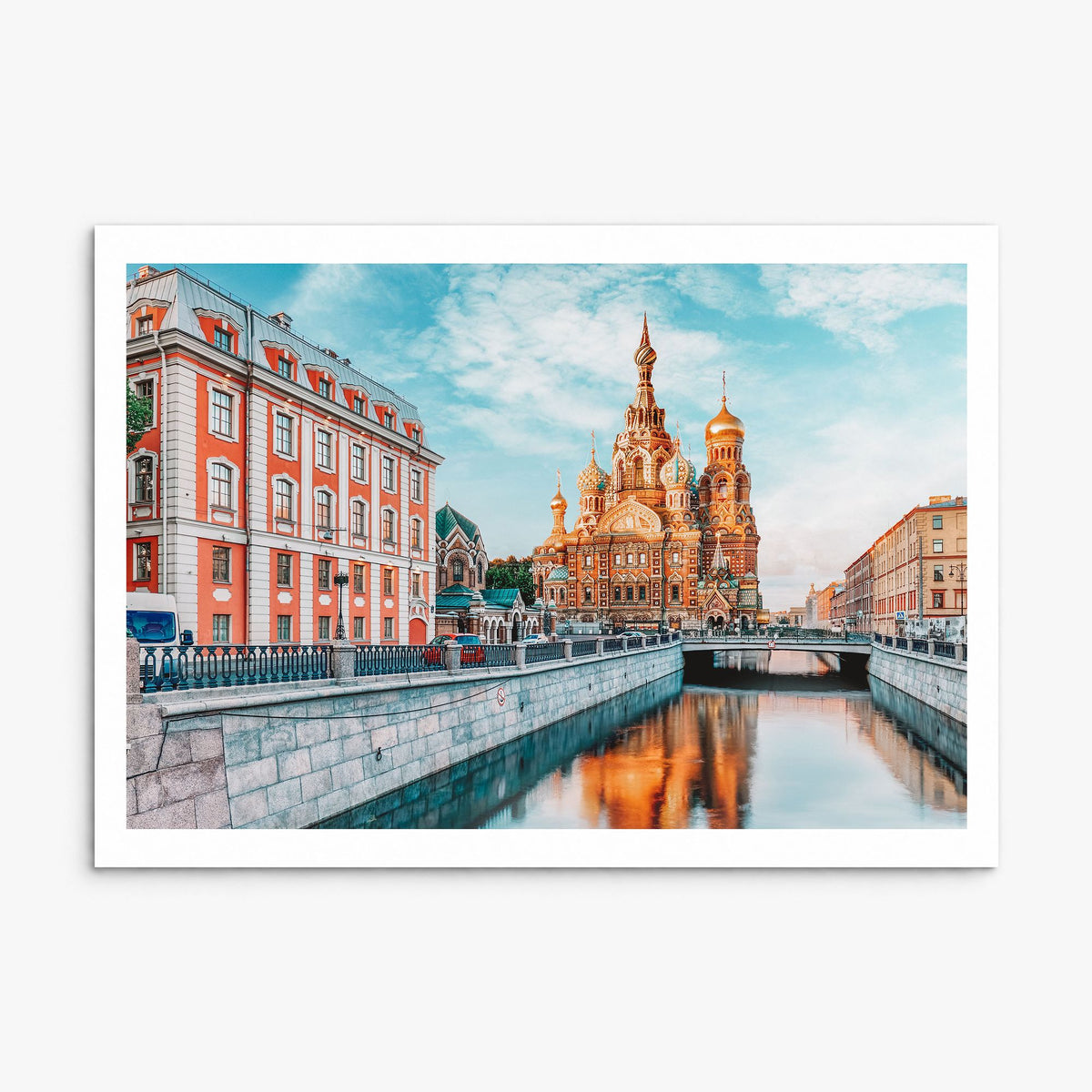 St. Petersburg, Russia Photo Poster, print only (unframed), white border