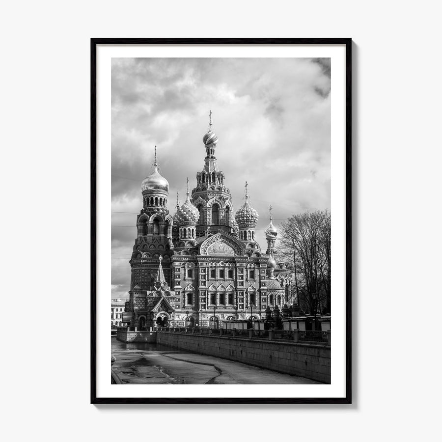 St. Petersburg, Russia Photo No 3 Poster, framed poster mockup, white border