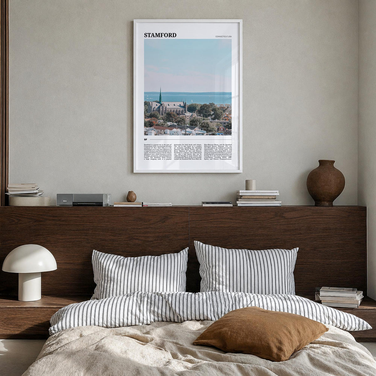 Stamford, Connecticut Travel Poster