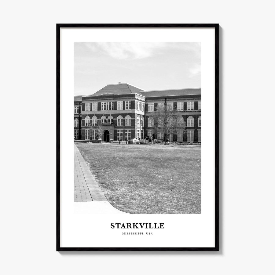 Starkville Classic Poster, framed poster mockup