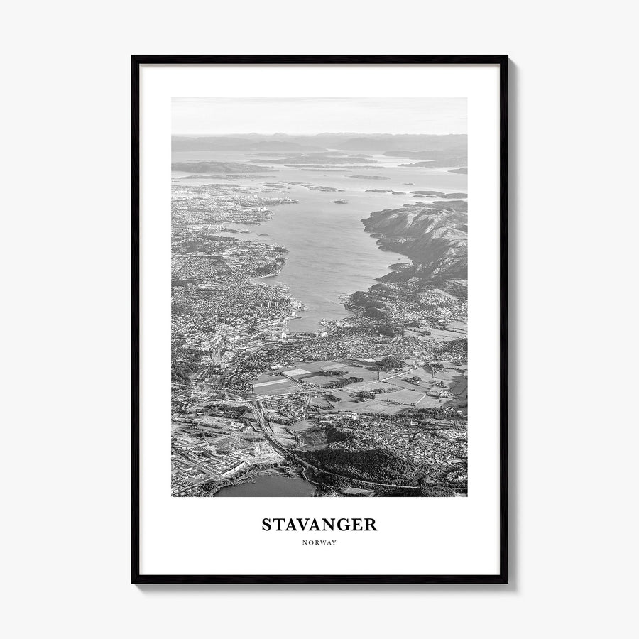 Stavanger Classic Poster, framed poster mockup
