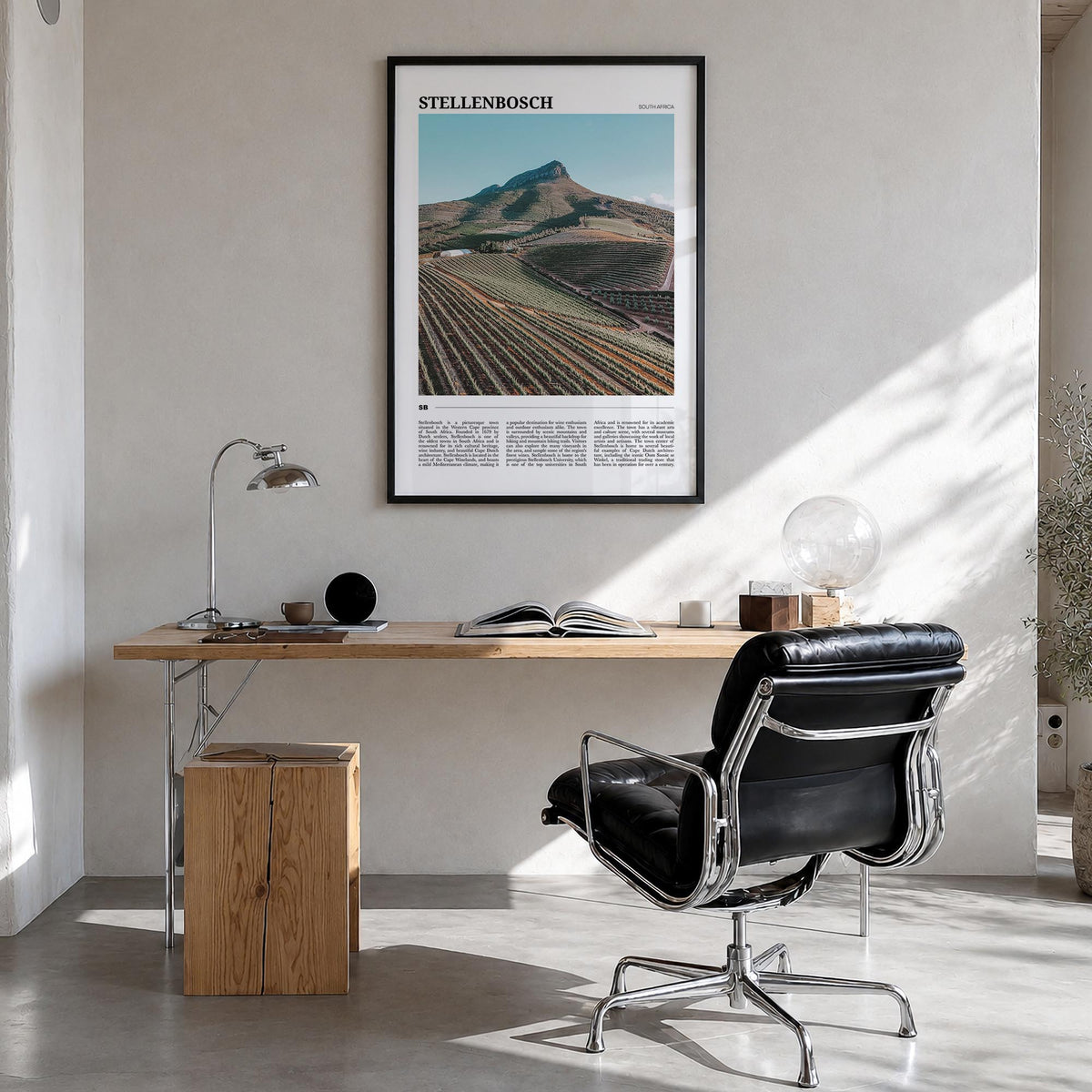 Stellenbosch Travel Poster