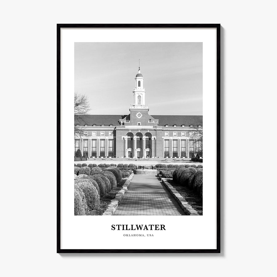 Stillwater Classic Poster, framed poster mockup