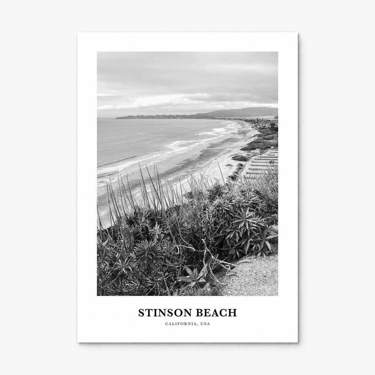 Stinson Beach Classic Poster, print only (unframed)