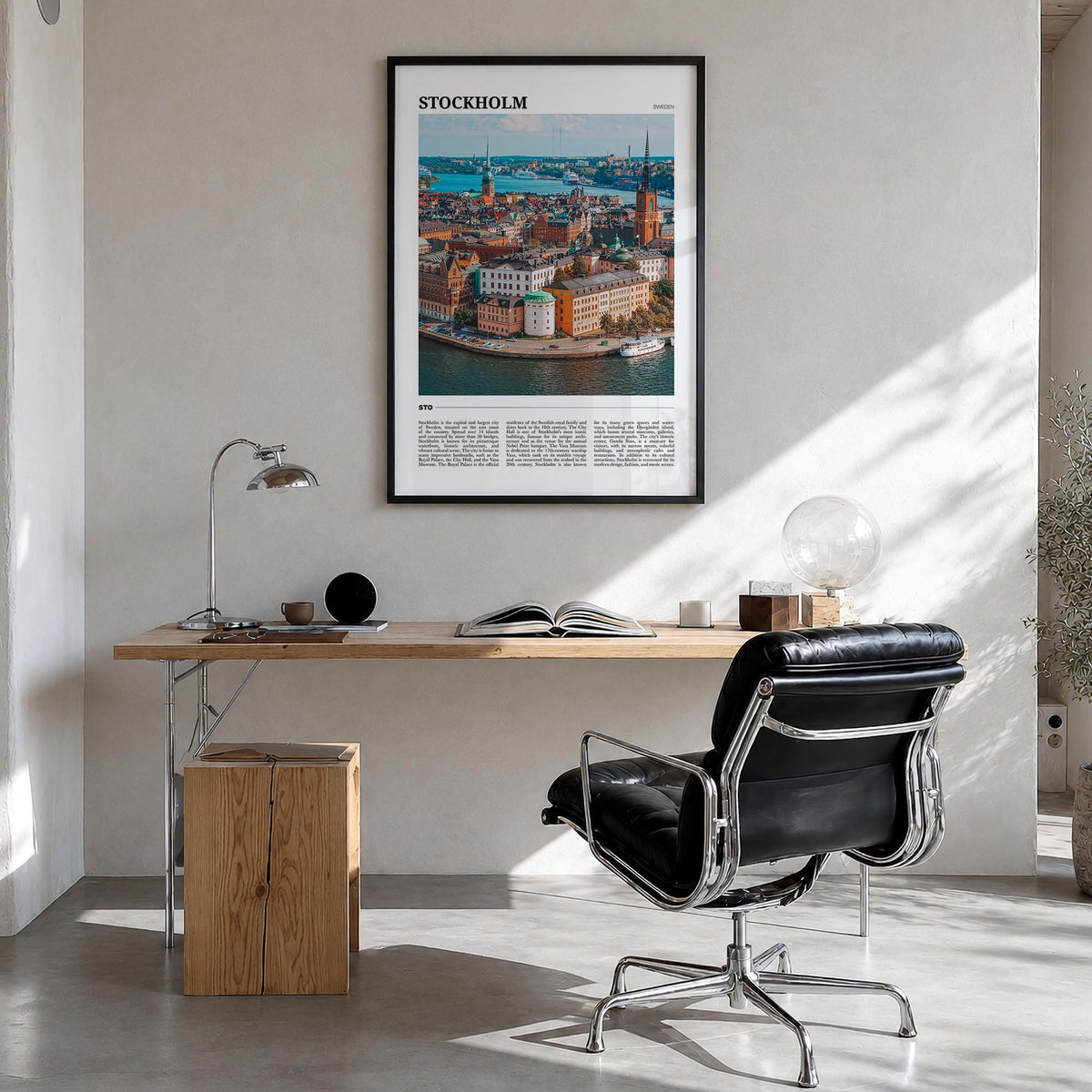 Stockholm Travel Poster