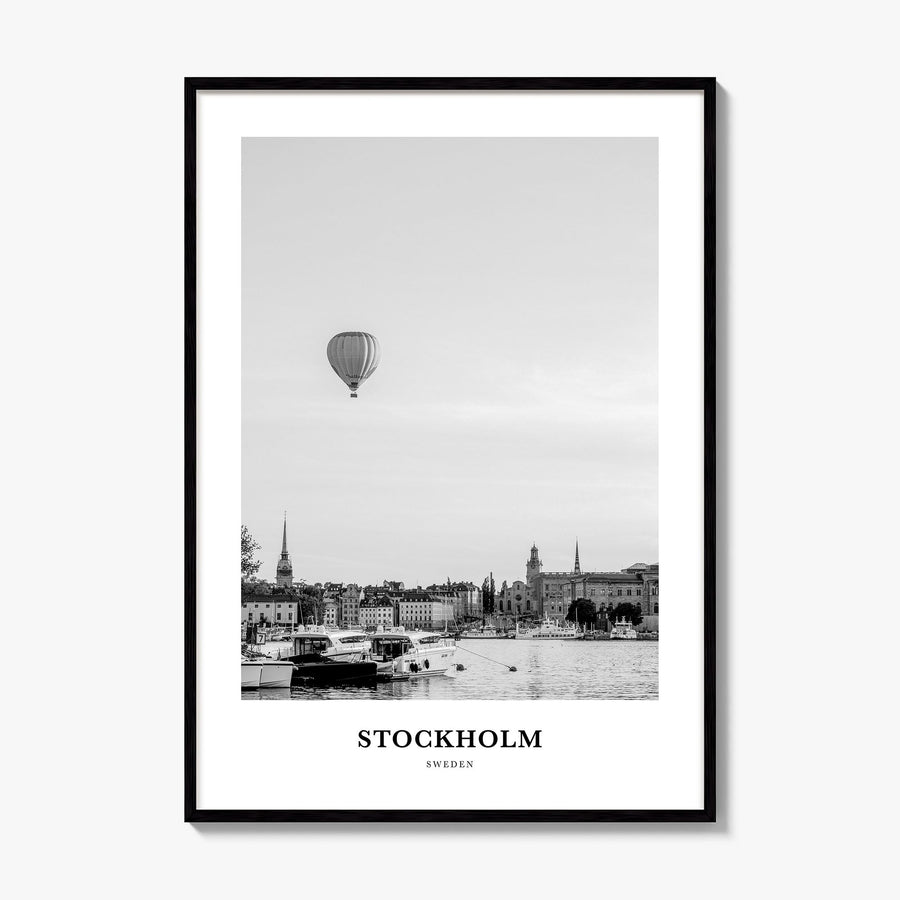 Stockholm Classic No 1 Poster, framed poster mockup