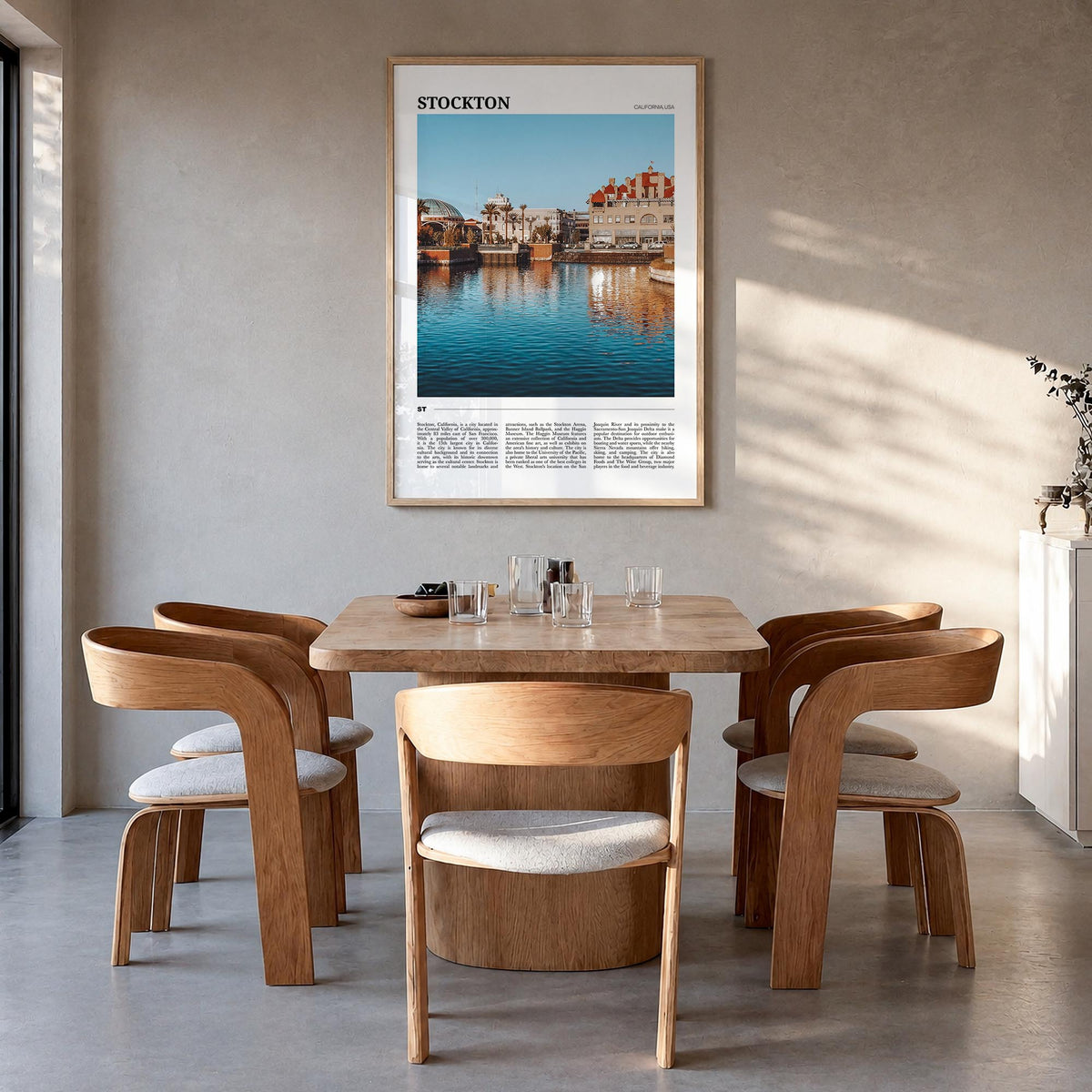 Stockton Travel Poster