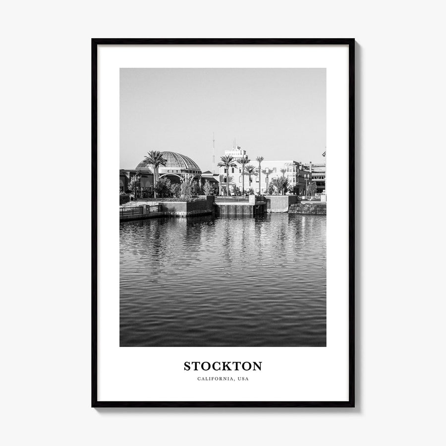 Stockton Classic Poster, framed poster mockup