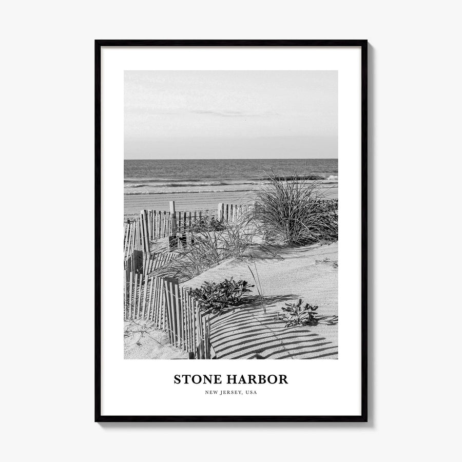Stone Harbor Classic Poster, framed poster mockup