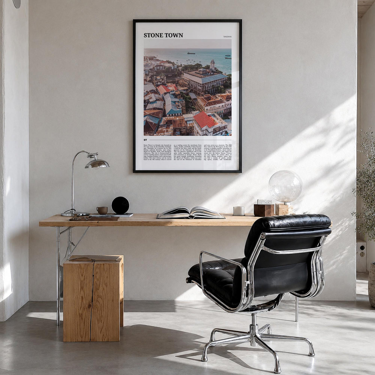 Stone Town Travel Poster