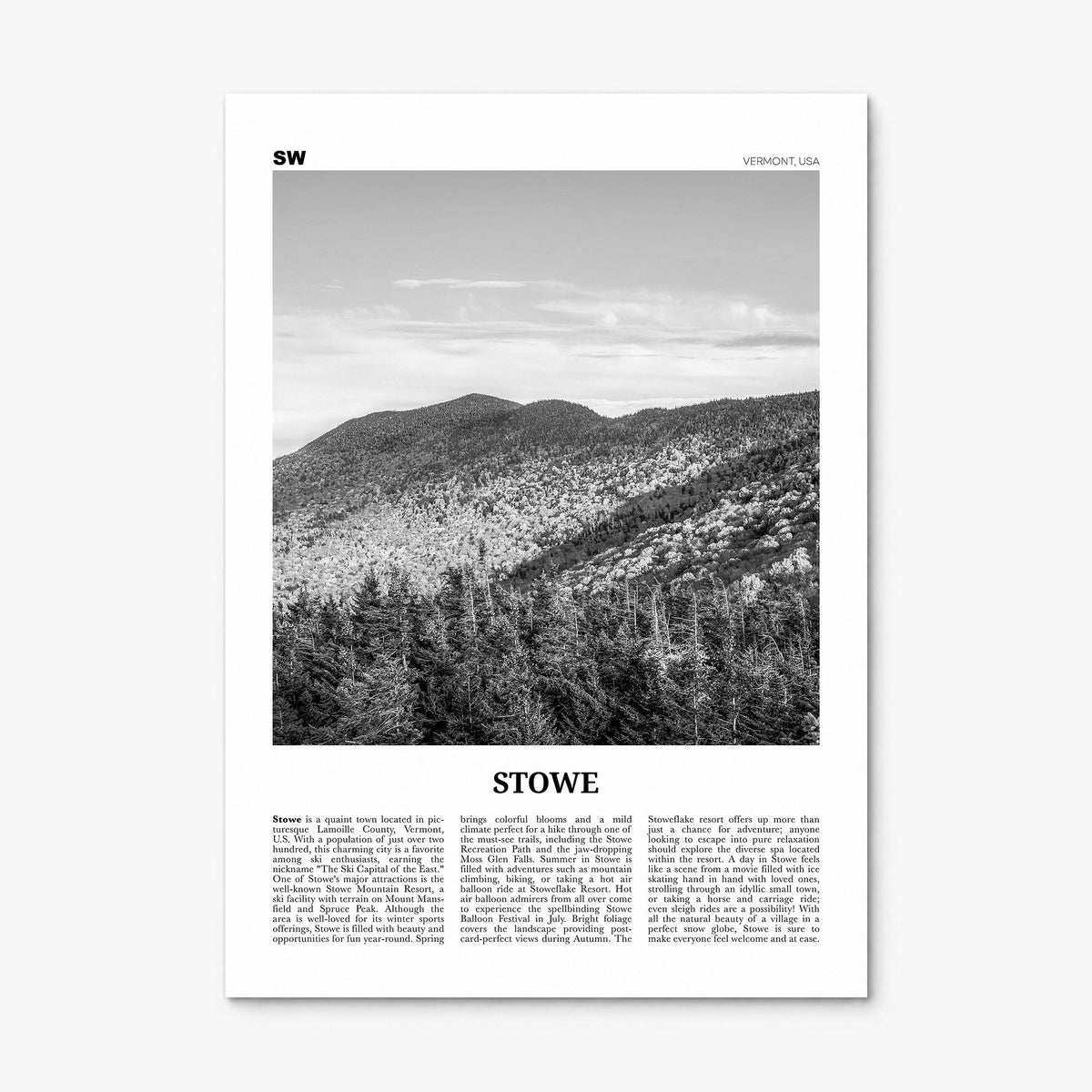 Stowe Newspaper No 2 Poster, print only (unframed)