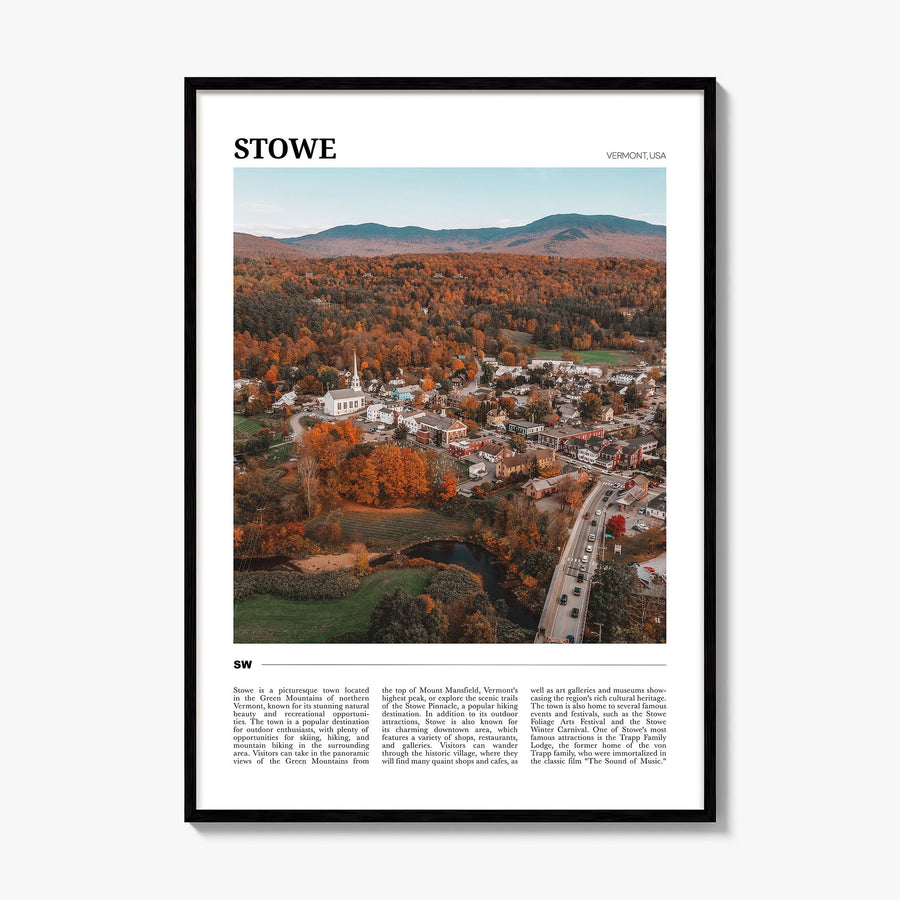 Stowe Travel No 1 Poster, framed poster mockup