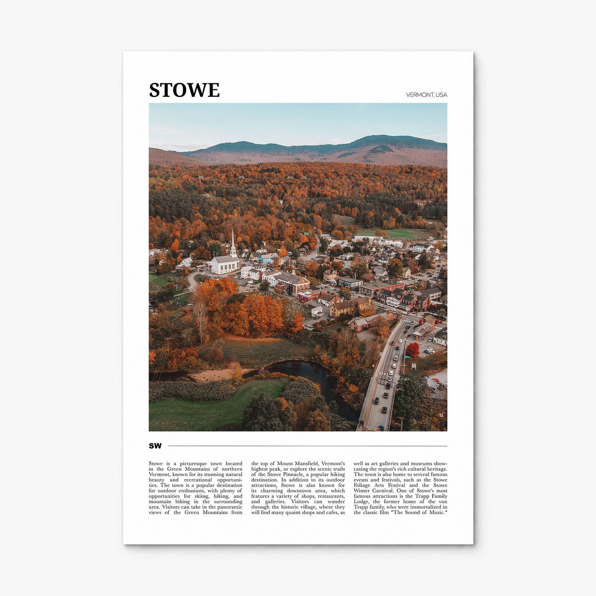 Stowe Travel No 1 Poster, print only (unframed)