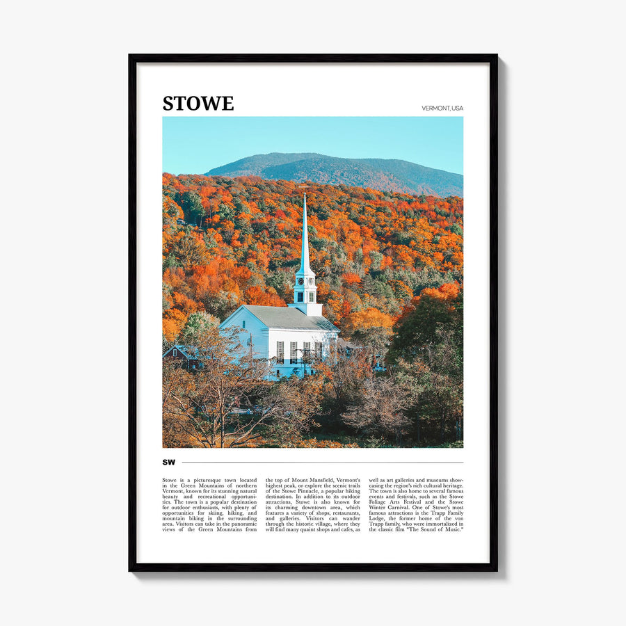 Stowe Travel No 2 Poster, framed poster mockup