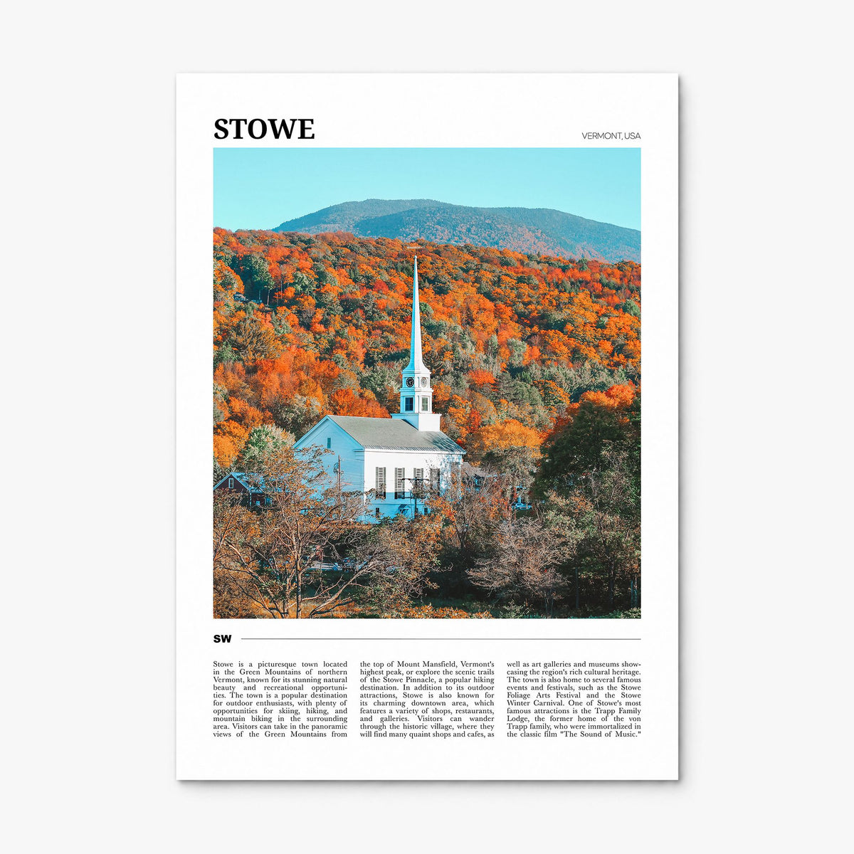 Stowe Travel No 2 Poster, print only (unframed)
