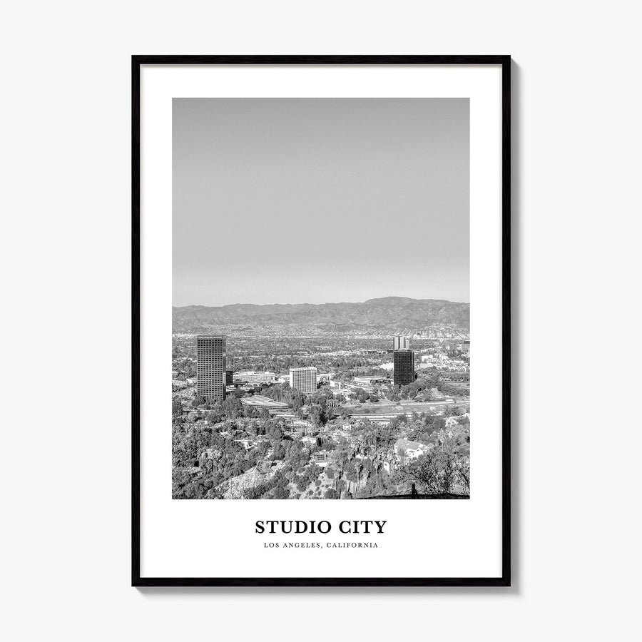 Studio City Classic Poster, framed poster mockup
