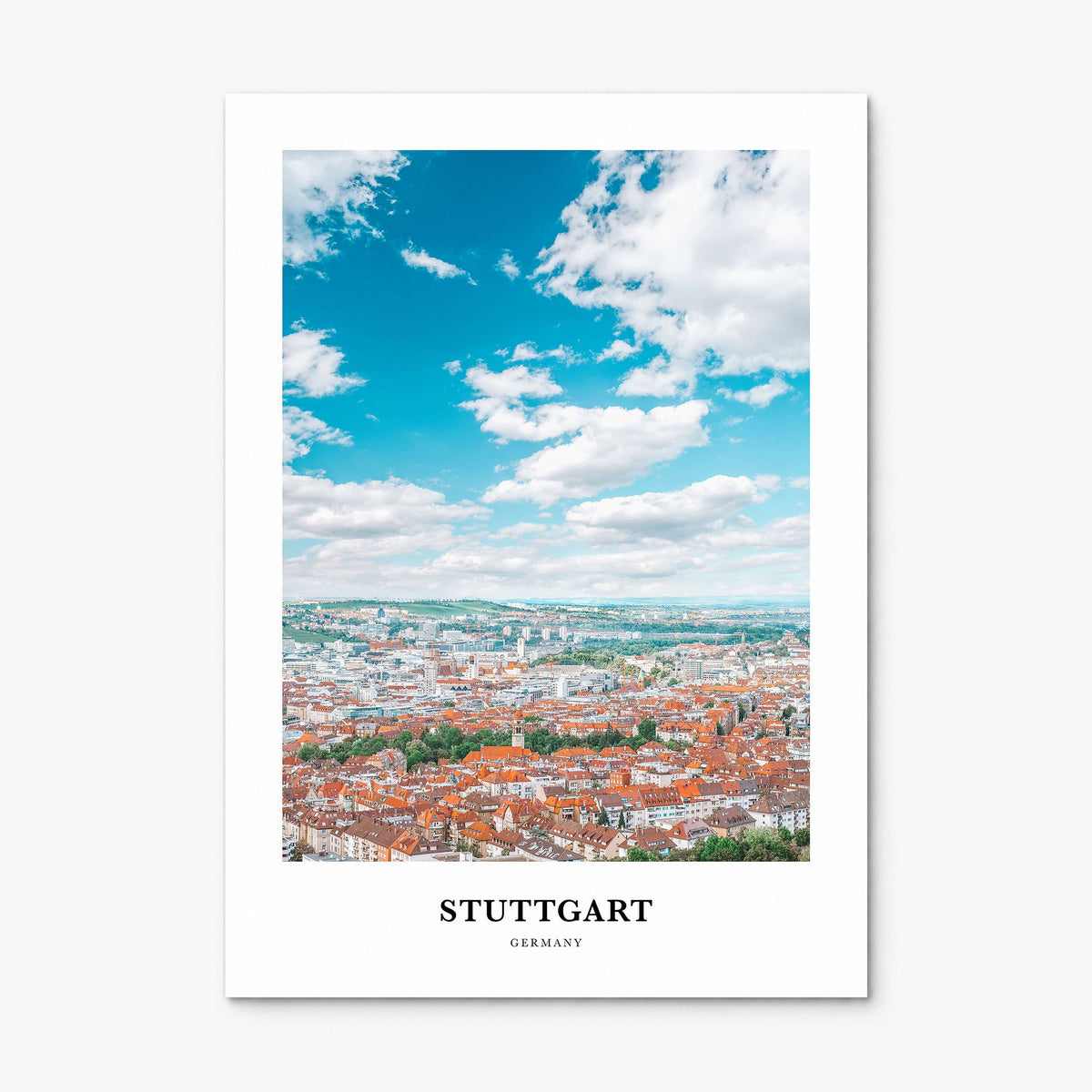 Stuttgart Classic Poster, print only (unframed)