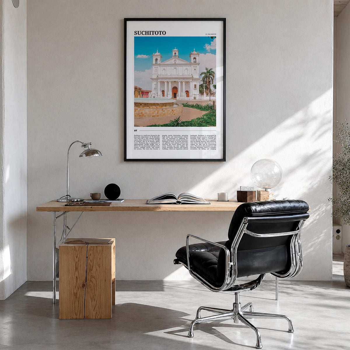 Suchitoto Travel Poster