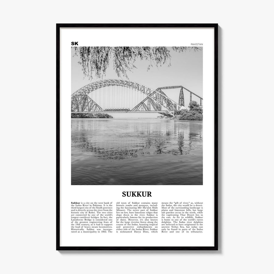 Sukkur Newspaper Poster, framed poster mockup